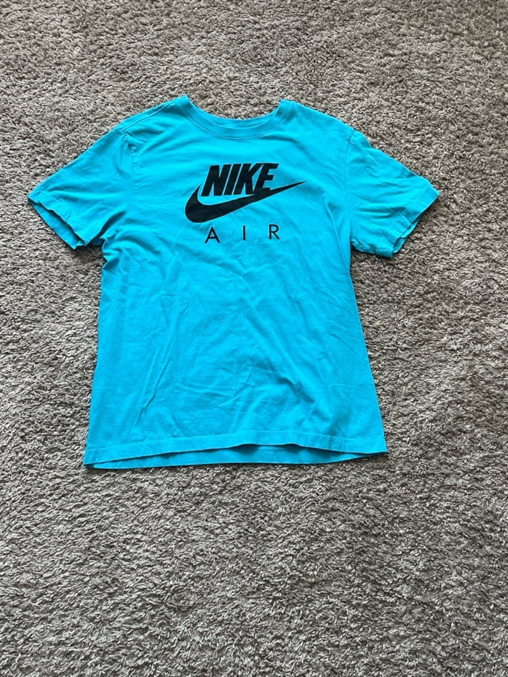 Nike Men’s Air Logo Tee in Bright Teal